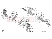 HONDA CB1000FT CB1000 1996 F-21 FOOTREST