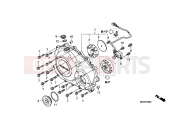 HONDA CB1000R9 CB1000R 2009 E-5 RIGHT CRANKSHAFT COVER