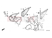 HONDA CB1000R9 CB1000R 2009 F-18 SIDE COVER