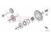 HONDA CB1000RA CB1000R 2010 E-7 CLUTCH COUPLING START