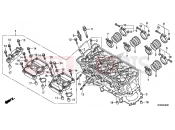 HONDA CB1000RAF CB1000R 2015 E-2 CYLINDER HEAD