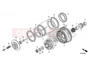 HONDA CB1000RAF CB1000R 2015 E-6 CLUTCH