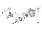HONDA CB1000RAF CB1000R 2015 E-7 CLUTCH COUPLING START