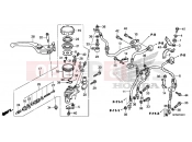 HONDA CB1000RAF CB1000R 2015 F-4-1 FRONT MASTER CYLINDER (CB1000RA)