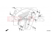 HONDA CB1000RAF CB1000R 2015 F-9 FRONT FENDER
