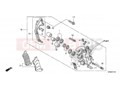 HONDA CB1000RAF CB1000R 2015 F-11-2 B. FRONT BRAKE CALIPER (CB1000RA)
