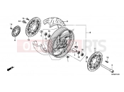 HONDA CB1000RAF CB1000R 2015 F-12 FRONT WHEEL