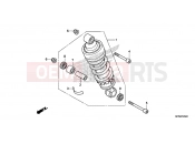 HONDA CB1000RF CB1000R 2015 F-25 REAR SHOCK ABSORBER