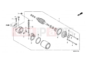 HONDA CB1000RAB CB1000R ABS 2011 E-11 STARTER ENGINE