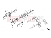 HONDA CB1000RAB CB1000R ABS 2011 E-16 TRANSMISSION DRUM