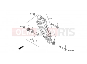 HONDA CB1000RAB CB1000R ABS 2011 F-25 REAR SHOCK ABSORBER