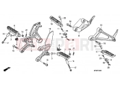 HONDA CB1000RAC CB1000R ABS 2012 F-22 FOOTREST