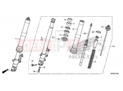 HONDA CB1000RAE CB1000R ABS 2014 F-10 FRONT FORK