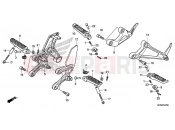 HONDA CB1000RAE CB1000R ABS 2014 F-22 FOOTREST