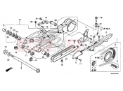 HONDA CB1000RAE CB1000R ABS 2014 F-24 SWING ARM