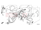 HONDA CB1000RAE CB1000R ABS 2014 F-35 ENGINE HOUSING