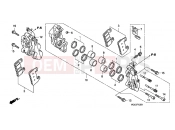 HONDA CB1100A CB1100 2010 F-12 FRONT BRAKE CALIPER (CB1100)