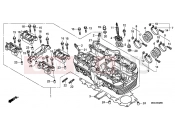 HONDA CB1100B CB1100 2011 E-2 CYLINDER HEAD