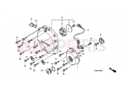 HONDA CB1100C CB1100 2012 E-6 RIGHT CRANKSHAFT COVER