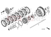 HONDA CB1100C CB1100 2012 E-8 CLUTCH