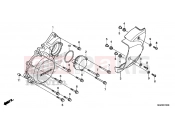 HONDA CB1100E CB1100 2014 E-10 LEFT CRANKSHAFT COVER