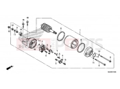 HONDA CB1100E CB1100 2014 E-13 STARTER ENGINE
