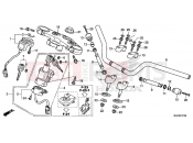 HONDA CB1100E CB1100 2014 F-7 STEERING BAR PIPE / UPPER BRIDGE