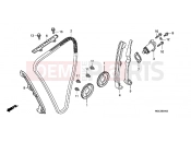 HONDA CB1100AB CB1100 ABS 2011 E-4 TIMING CHAIN ​​/ TENSIONER