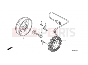 HONDA CB1100AB CB1100 ABS 2011 E-11 GENERATOR