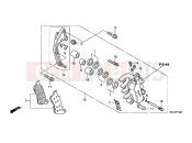 HONDA CB1100AC CB1100 ABS 2012 F-12-20 B. FRONT BRAKE CALIPER (CB1100A)