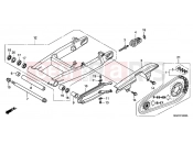 HONDA CB1100AD CB1100 ABS 2013 F-32 SWING ARM