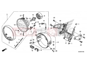 HONDA CB1100SAE CB1100 EX ABS 2014 F-1 HEADLIGHT