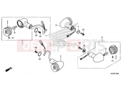 HONDA CB1100SAE CB1100 EX ABS 2014 F-35 FLASHING