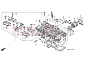 HONDA CB13005 CB1300 2005 E-2 CYLINDER HEAD