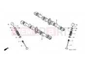 HONDA CB13005 CB1300 2005 E-3 CAMSHAFT / VALVE