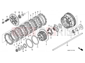 HONDA CB13005 CB1300 2005 E-7 CLUTCH