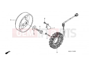 HONDA CB13005 CB1300 2005 E-10 GENERATOR