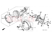 HONDA CB13005 CB1300 2005 F-1 HEADLIGHT (1)