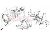 HONDA CB13005 CB1300 2005 F-1-1 HEADLIGHT (2)