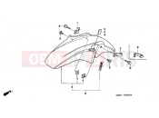 HONDA CB1300A5 CB1300 2005 F-8 FRONT FENDER