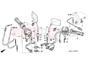 HONDA CB1300F13 CB1300 2003 F-3 SWITCH / CABLE