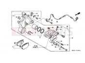 HONDA CB1300F3 CB1300 2003 F-13 REAR BRAKE CALIPER