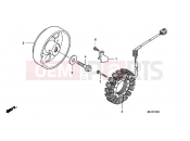 HONDA CB1300SA6 CB1300 Super Bold'or ABS 2006 E-10 GENERATOR