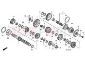 HONDA CB1300SA6 CB1300 Super Bold'or ABS 2006 E-16 TRANSMISSION