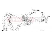 HONDA CB1300SA6 CB1300 Super Bold'or ABS 2006 E-18 WATER PIPE