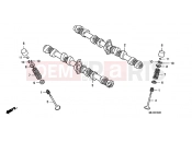 HONDA CB1300SA7 CB1300 Super Bold'or ABS 2007 E-3 CAMSHAFT / VALVE