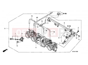 HONDA CB1300SA7 CB1300 Super Bold'or ABS 2007 E-19 THROTTLE HOUSING (ED.)