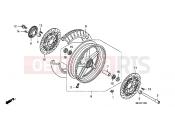 HONDA CB1300SA7 CB1300 Super Bold'or ABS 2007 F-12 FRONT WHEEL