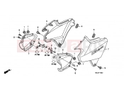 HONDA CB1300SA7 CB1300 Super Bold'or ABS 2007 F-18 SIDE COVER