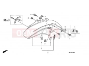 HONDA CB1300A7 CB1300 Super Four ABS 2007 F-9 FRONT FENDER